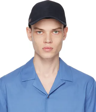 Paul Smith Navy Signature Stripe Baseball Cap