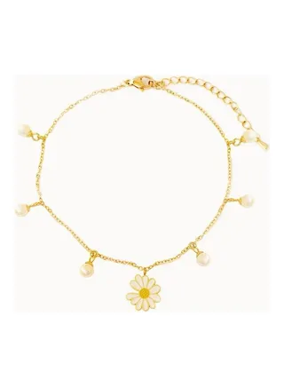 Alissa Flower Anklet 