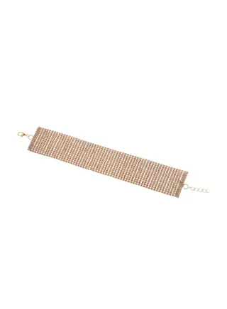 Multi Layered Rhinestone Party Chain Anklet 