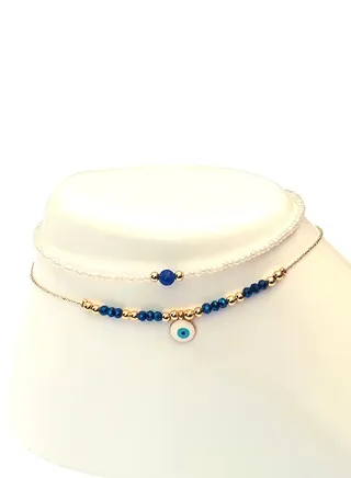 2-Piece Long Size Anklet Set 