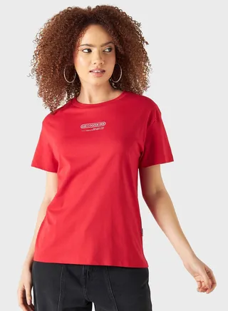 Crew Neck Graphic T-Shirt 