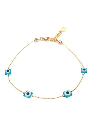 Long Size Evil Eye Anklet 