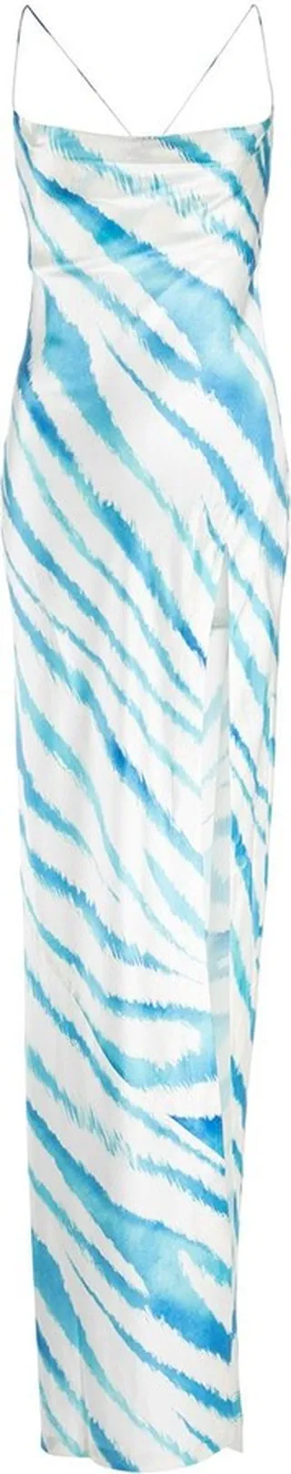 Amika zebra-print dress