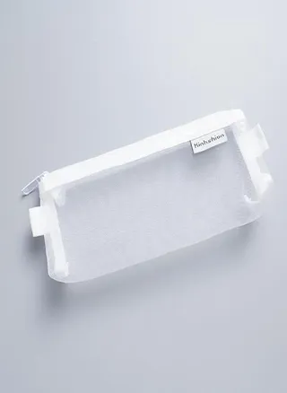 Supplies Simple Transparent Student Nylon Mesh Pencil Case Pencil Bag Pencil Case Pen Bag Case 