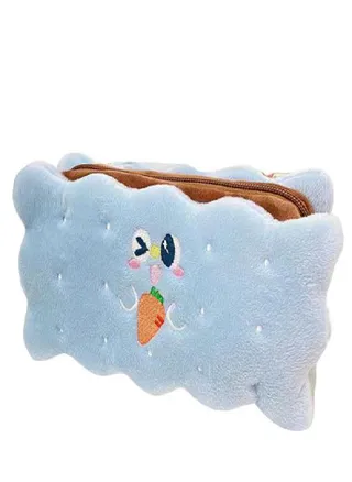 Pencil Box Soft Cartoon Plush Students Lovely Stationery Student Supplies 