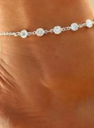Crystals Detail Anklet 