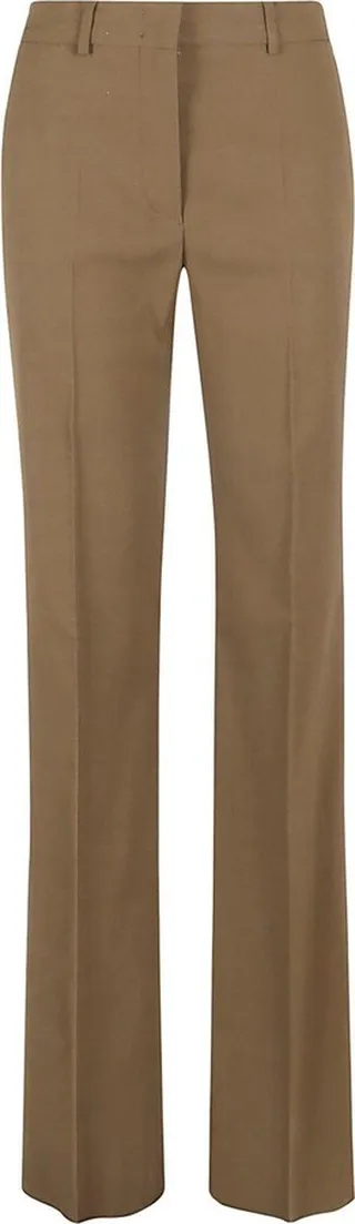High Waist Tailored Trousers