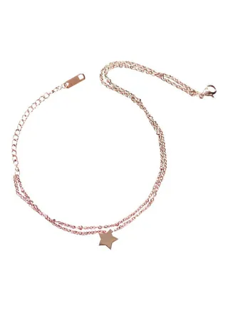 Star Anklet Rose Gold 