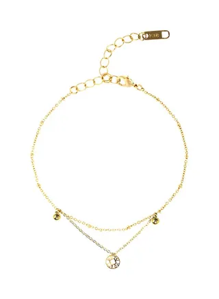 Alissa Simple Beads Anklet 