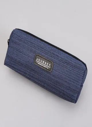 Oxford Large Pencil Case Large-capacity Dirt-resistant Pencil Bag Student Zipper Storage Bag Suitable for Teenage Boys and Girls School Students 