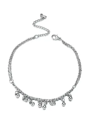 Alloy Small Bell Decor Anklet Chain 