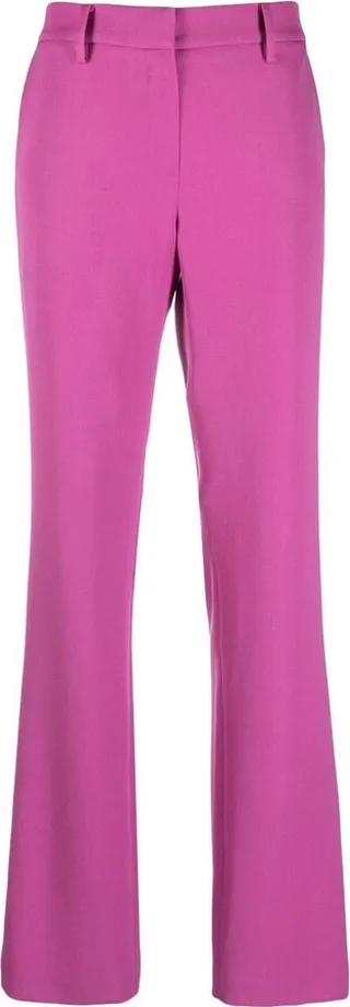 Straight-Leg Wool Trousers
