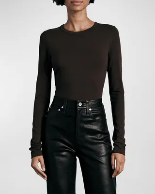 Luca Crewneck Long Sleeve Tee