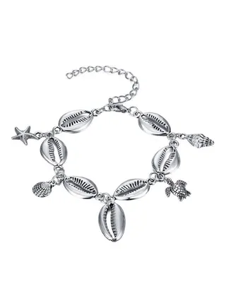 Shell Starfish Turtle Charm Anklet Foot Bracelet 