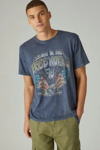 Free World Eagle Graphic Tee