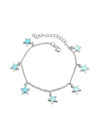 Pentagon Star Alloy Anklet 