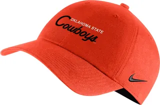 Oklahoma State Campus 365 Nike Unisex College Adjustable Hat in Orange