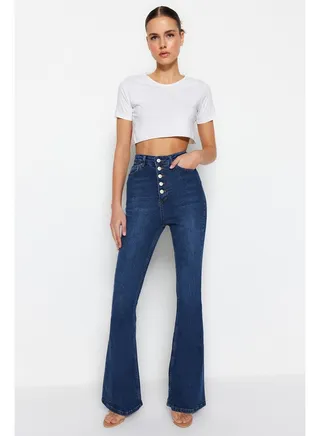 Jeans - Blue - Bootcut 