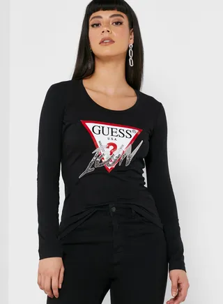Crew Neck Graphic T-Shirt 