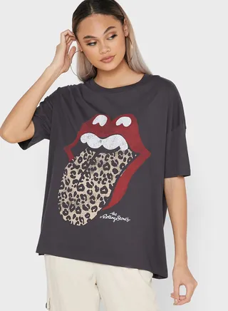 Crew Neck Graphic T-Shirt 