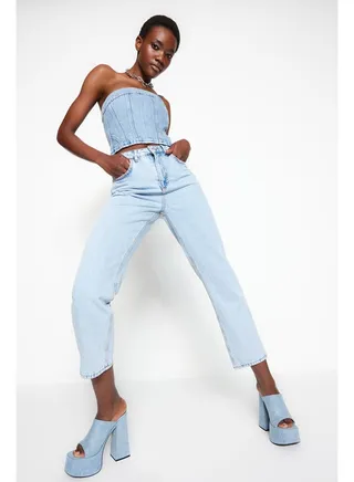 Jeans - Blue - Straight 