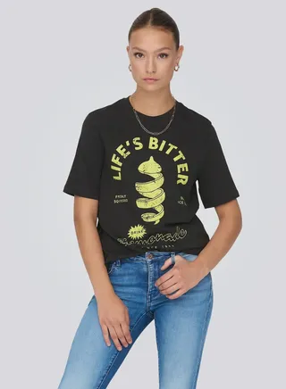 Crew Neck Printed T-Shirt 