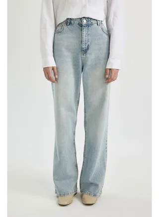 Woman 90'S Wide Leg Denim Trousers 