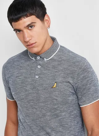 Brave soul Logo Polo Shirt