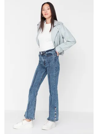 Woman Jeans Blue 