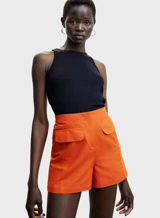 High Waist Mini Shorts 
