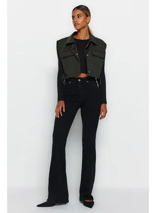 Jeans - Black - Flare 