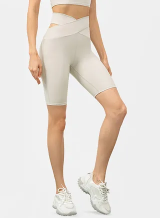 High-Waisted Yoga Shorts 