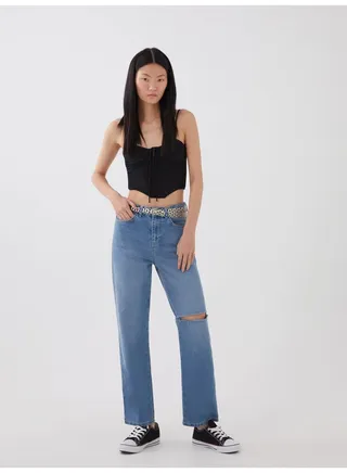 High Waist Standard Fit Women Jeans 