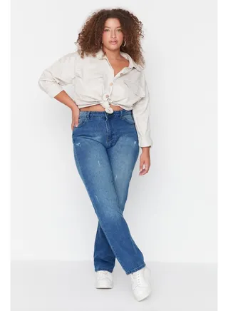 Bootcut Plus Size Jeans 