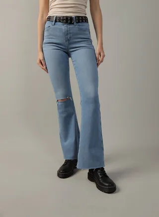 AE Ne(x)t Level Super High-Waisted Flare Jean 