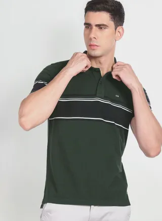 Striped Regular Fit Polo