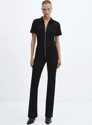 Zip Detail Jumpsuit 