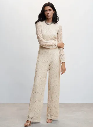 Lace Detail Jumpsuit