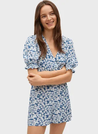 Floral Print Playsuit 
