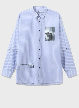 Casual Printed Polo Shirt