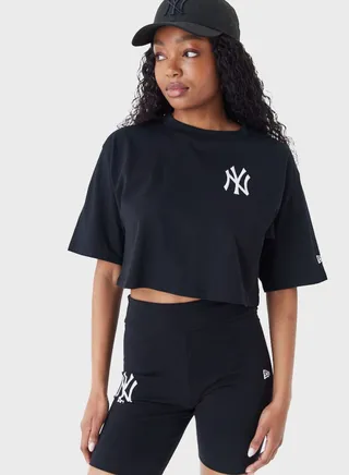New York Yankees Mlb Cropped T-Shirt