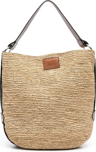 Bayia raffia tote bag