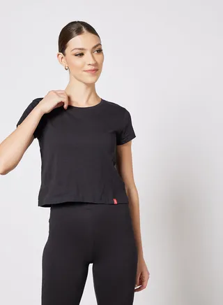Legacy Cropped T-Shirt Black 