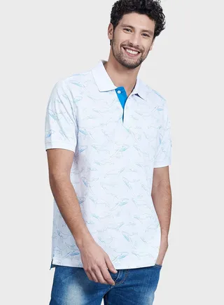 Whale Print Polo 