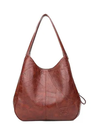 Hollow Double Frilled Hobo Black 