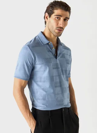 Textured Polo Shirt 