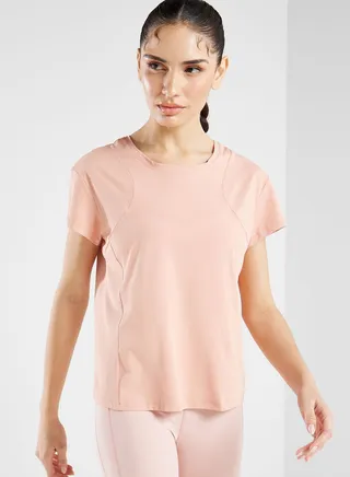 Mesh Cutout Athletic T-Shirt
