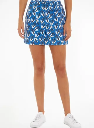 High Waist Printed Shorts 