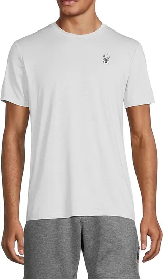 Logo Textured T Shirt