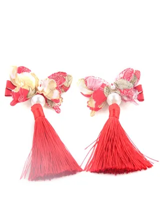 Chinese Style Hairpin Red 